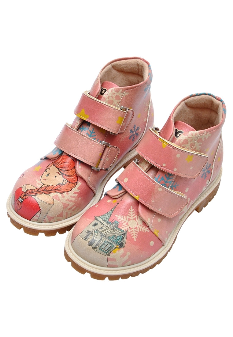 Fire Girl on Snow DOGO girls ankle boot
